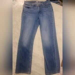 Lee Women's Straight Leg Blue Jeans